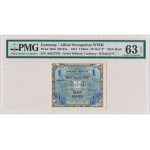 Niemcy, Okupacja aliancka, 1 marka 1944 - numeracja 8-cyfrowa, bez F