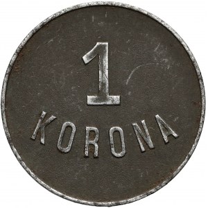 Lwów, Kolei Państwowa, 1 korona - żelazo