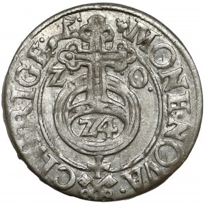 Zygmunt III Waza, Półtorak Ryga 1620 - lis w OTOKU - b.rzadki