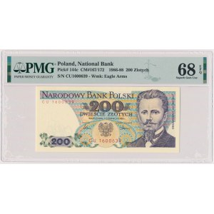 200 złotych 1986 - CU
