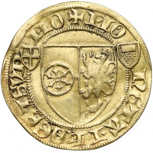 Niemcy, Moguncja, Jan II von Nassau, Goldgulden Hoechst (1414-1417)
