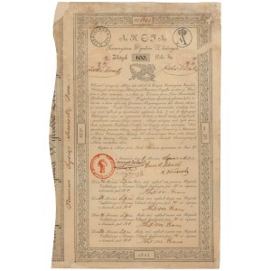 Tow. Wyrobów Zbożowych, 100 zł 1825