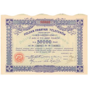 Polska Fabryka Telefonów, 10x 10.000 mkp