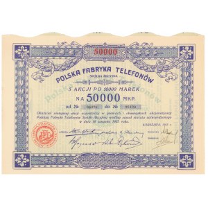 Polska Fabryka Telefonów, 5x 10.000 mkp