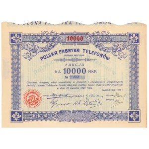 Polska Fabryka Telefonów, 10.000 mkp - numerator odręczny