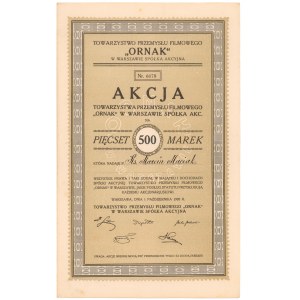 ORNAK Tow. Przemysłu Filmowego, 500 mkp 1920