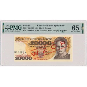 20.000 złotych 1989 - WZÓR - A 0000000 - No.1928