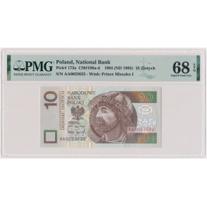 10 złotych 1994 - AA