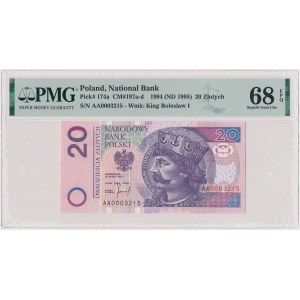 20 złotych 1994 - AA