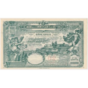 Francja, Beziers 20 Francs (1920) - bilet