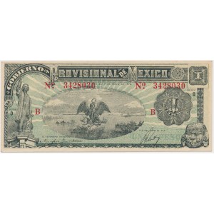 Mexico, Gobierno 1 Peso 1916