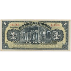 Mexico, Hidalgo 1 Peso 1914 AMORTIZADO