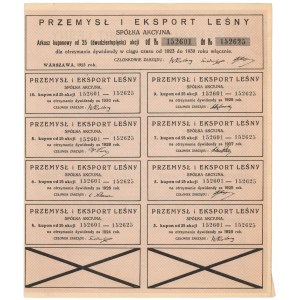 Przemysł i Eksport Leśny, Em.4, 25x 1.000 mkp 1922