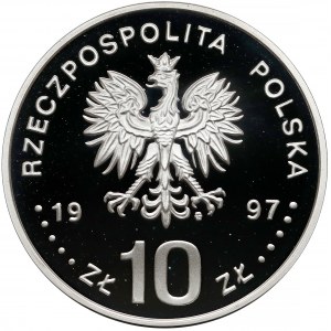 10 złotych 1997 Stefan Batory - półpostać