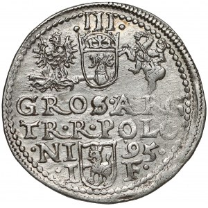 Zygmunt III Waza, Trojak Olkusz 1595 - POLO