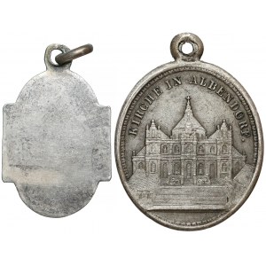 Medaliki Wambierzyce (Albendorf) + Jezus Chrystus (2szt)