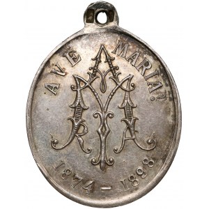 Czech Republic, Religious medal 1898 - Mother of God / Mariansky Spolek...