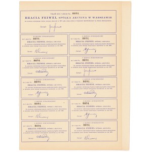 Bracia FEIWEL, 100 zł 1931