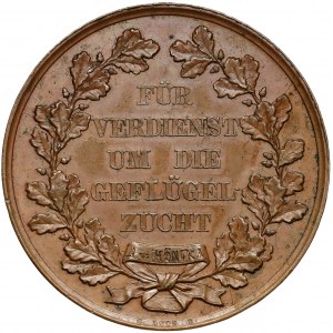 Niemcy, Medal za zasługi w hodowli drobiu 1884 r.