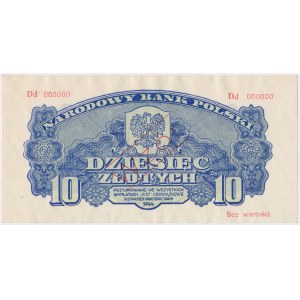 10 złotych 1944 ...owe - WZÓR - Dd