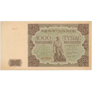 1.000 złotych 1947 - Ser.C - duża litera