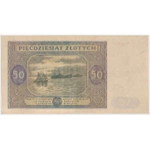 50 złotych 1946 - Ł - duża litera