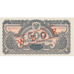 500 złotych 1944 ...owe - BH - wzór kolekcjonerski