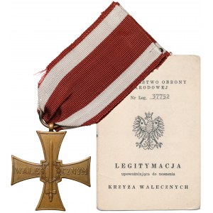 PSZnZ, Krzyż Walecznych 1944 - z Legitymacją