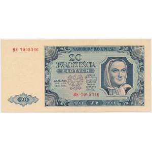 20 złotych 1948 - BE