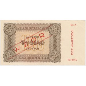 1.000 złotych 1945 - WZÓR - Ser.A