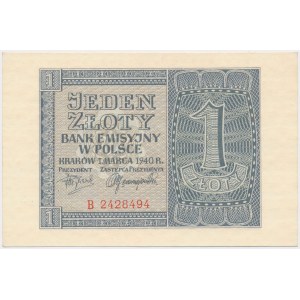 1 złoty 1940 - B