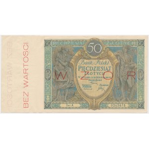 50 złotych 1925 - WZÓR - Ser.A