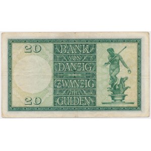 Gdańsk, 20 guldenów 1937 - K