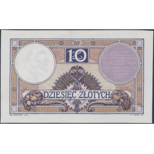 10 złotych 1919 - S.3.A. - fioletowa klauzula