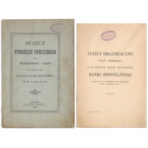 Akcyjny Bank Hipoteczny STATUTY 1900 i 1903 r