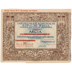 Jaworznickie Komunalne Kopalnie Węgla, 1.000 mkp 1923