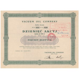 VACUUM OIL COMPANY, 10x 500 zł 1930