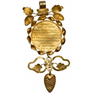 August II Mocny, Dukat zaślubinowy 1719 - w formie biżuterii