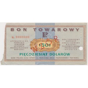 PEWEX 50 dolarów 1969 - WZÓR - Ei 0000000