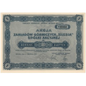 Zakłady Górnicze SILESIA, Em.1, 10 zł 1928