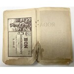 Pamiętnik legionisty 1915/16 - liczne zdjęcia, cegiełki, stemple i pamiątki