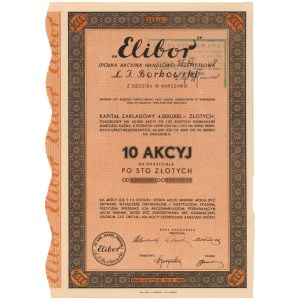 ELIBOR Sp. Akc. Handlowo-Przemysłowa Ł. J. BORKOWSKI, 10x 100 zł