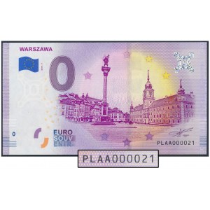 0 euro 2019 Warszawa - niski numer - PL AA000021