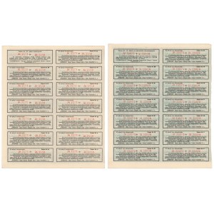 SUPERFOSFAT..., 10x 10 zł 1924 - imienna i na okaziciela (2szt)