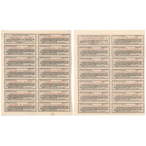 SUPERFOSFAT..., 25x 10 zł 1924 - imienna i na okaziciela (2szt)