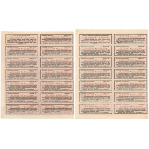SUPERFOSFAT..., 100x 10 zł 1924 - imienna i na okaziciela (2szt)