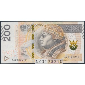 200 złotych 2015 - AZ 0123210