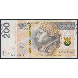 200 złotych 2015 - AZ 0123210