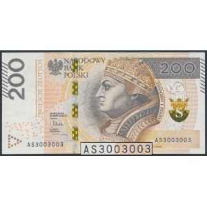 200 złotych 2015 - AS 3003003