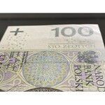 100 złotych 2018 - ED 4444444